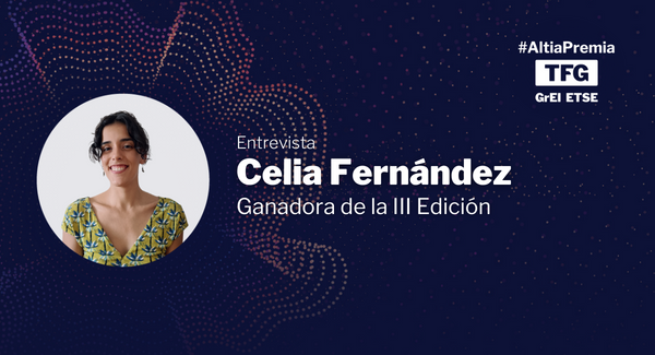 Celia Fernández, ganadora de la III Edición de Altia Premia